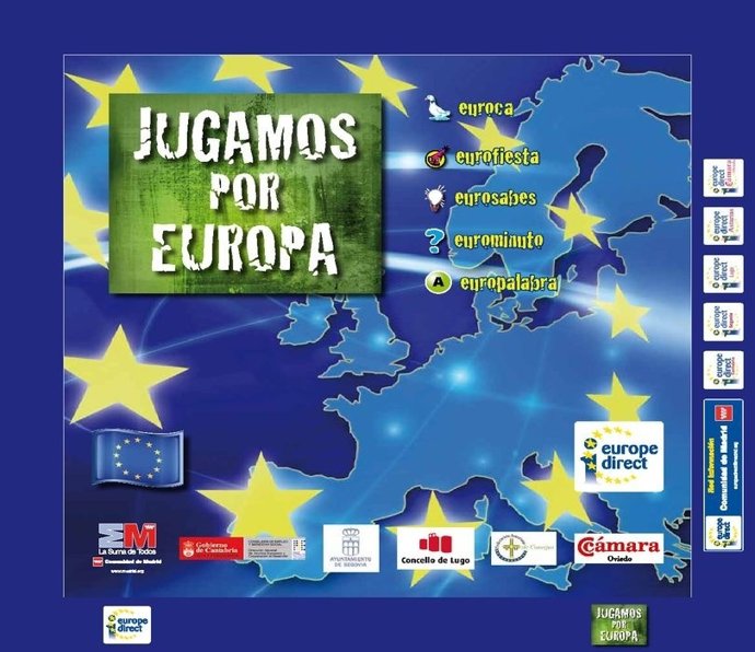 Caja De Juego De Mesa 'Jugamos Por Europa'