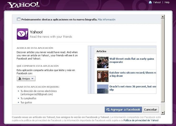 Yahoo Noticias Facebook Por Yahoo 