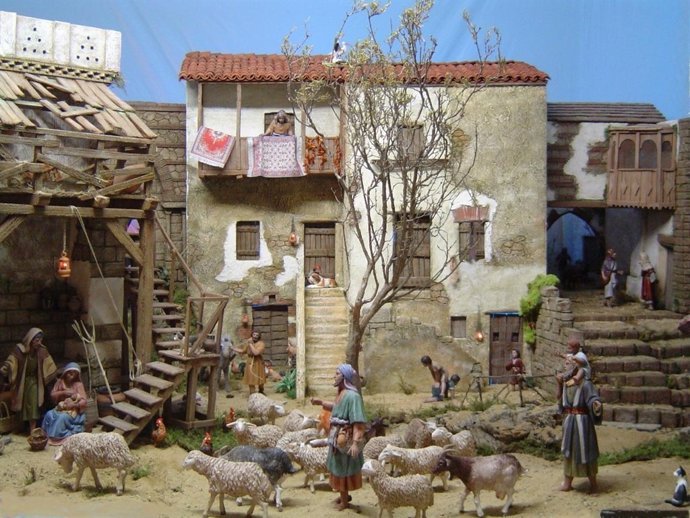 Belén De Multicaja-Cajalón Inspirado En La Obra De Mariano Barbasán