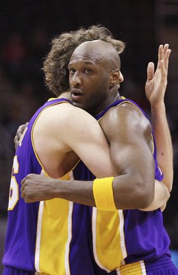 Lamar Odom y Gasol