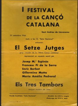 Cartel Del Grupo 'Els Setze Jutges'