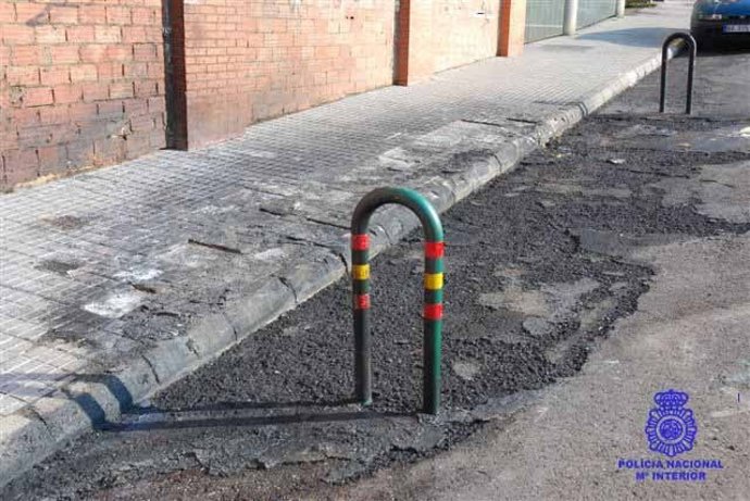 Rastro Tras Quema De Contenedores