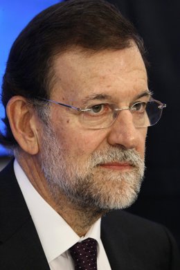 Primer Plano De Mariano Rajoy En Génova