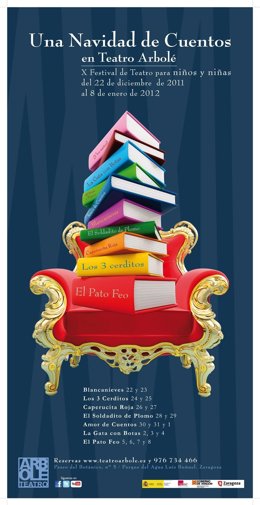 Cartel Anunciador Del Festival De Navidad En Arbolé