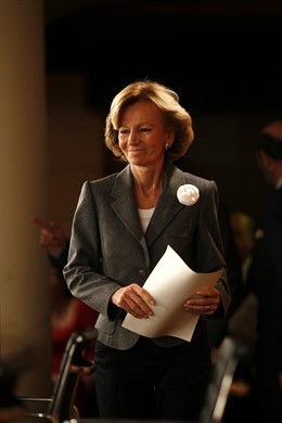 Vicepresidenta Económica En Funciones, Elena Salgado