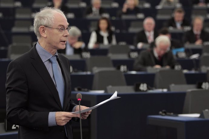 El Presidente Del Consejo Europeo, Herman Van Rompuy
