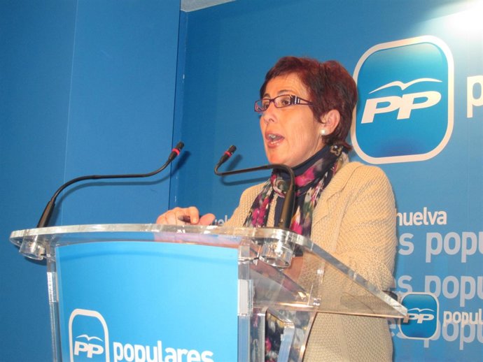 La Parlamentaria Andaluza Del PP Por Huelva María Sacramento.