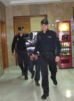 Llegada A Los Juzgados Del Acusado De Dos Violaciones En Alicante