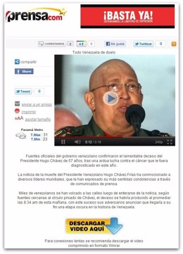 Malware Que Usa La Muerte De Hugo Chávez Por Sophos En Naked Security