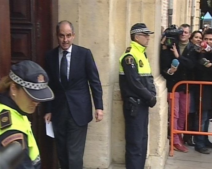 Francisco Camps A Su Llegada Al TSJCV