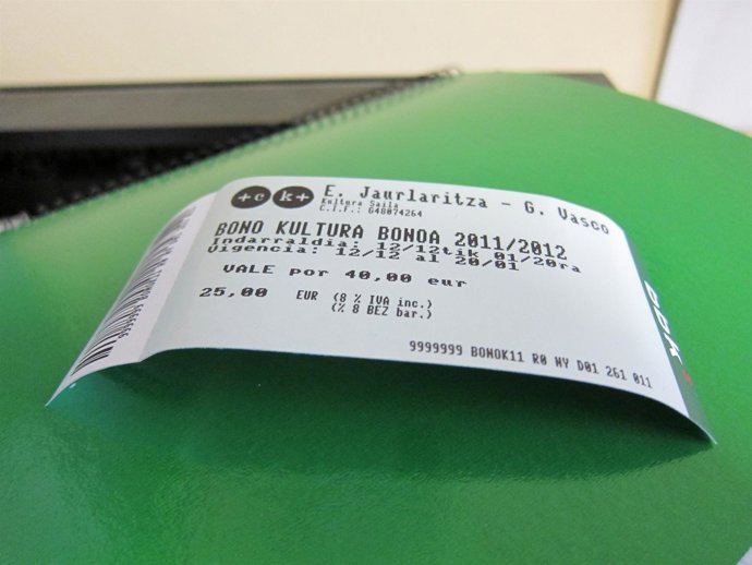 Bono Cultura Del Gobierno Vasco