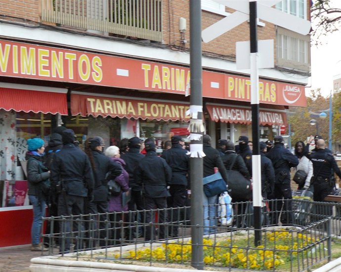 Altercados En El Desahucio De Leganés