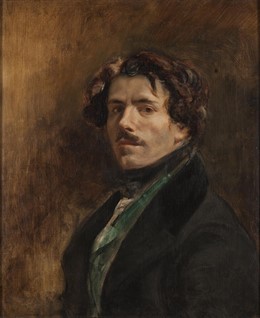 'Autorretrato Con Chaleco Verde' De Delacroix