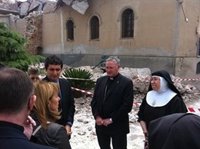 Scrats prevé que la rehabilitación del Monasterio de las Clarisas esté acabada en la Semana Santa de 2013
