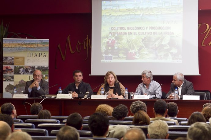 La Consejera De Agricultura Y Pesca, Clara Aguilera.