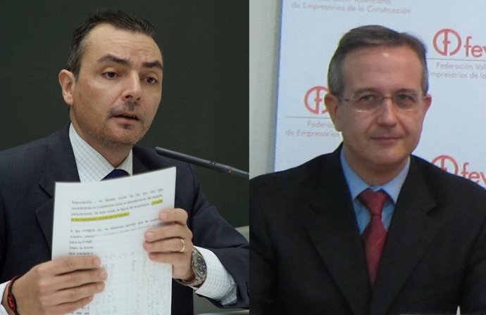 Los Candidatos A Presidir La CEV Salvador Navarro Y Juan Manuel Real.