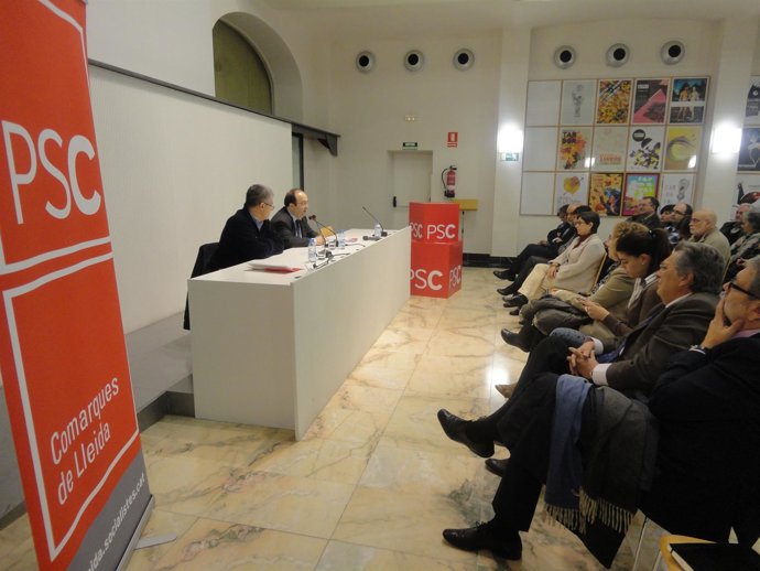 El Viceprimer Secretario Y Portavoz Del PSC, Miquel Iceta