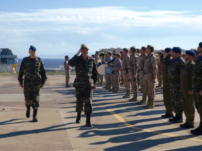 El Acto Conmemorativo Se Ha Celebrado En El Helipuerto De Melilla