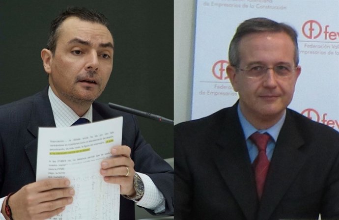 Los Candidatos A Presidir La CEV Salvador Navarro Y Juan Manuel Real.