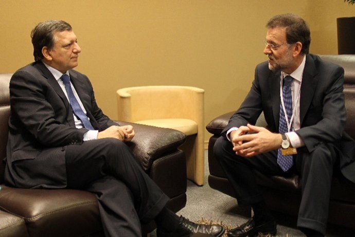 Mariano Rajoy Y Durao Barroso