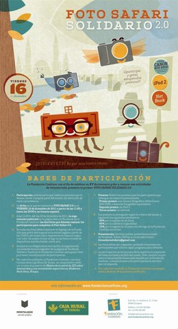 Cartel Anunciador Del Concurso De La Fundación Canfranc