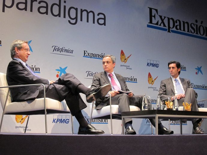 Rafael Villaseca (Gas Natural Fenosa) Y José María Álvarez Pallete (Telefónica)
