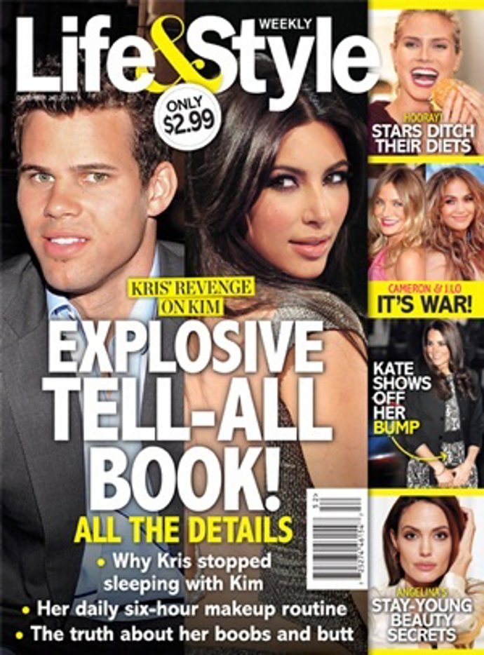 Portada Life & Style Kris Y Kim Kardashian