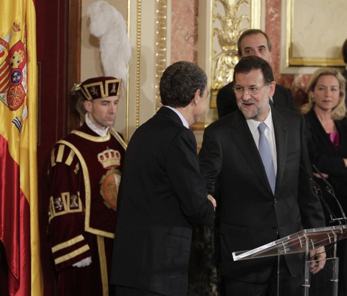 José Luis Rodríguez Zapatero Y Mariano Rajoy 