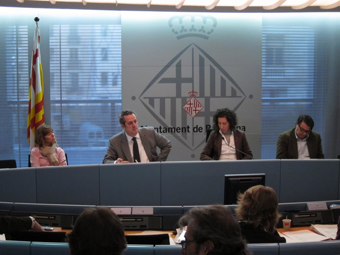 Mercè Homs, Joaquim Forn, Miriam Casanova Y Eduard Freixedes