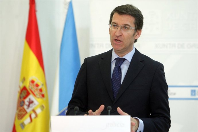 O PRESIDENTE DA XUNTA COMPARECE NA ROLDA DE PRENSA POSTERIOR A REUNION DO CONSEL