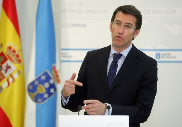 O PRESIDENTE DA XUNTA COMPARECE NA ROLDA DE PRENSA POSTERIOR A REUNION DO CONSEL