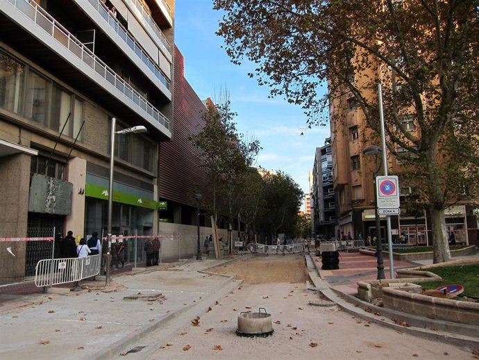 Calle Canfranc En Obras