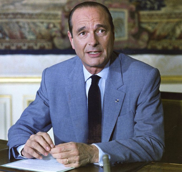 El ex presidente francés Jacques Chirac