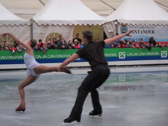 Inauguración Pista De Hielo De Santander