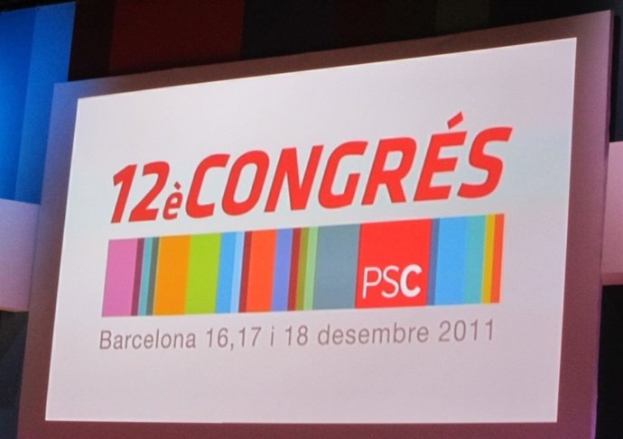 Cartel Del XII Congreso Del PSC