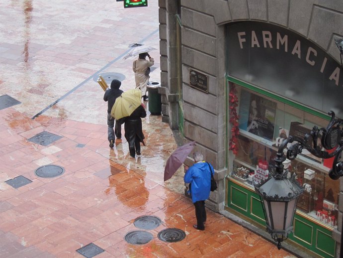 Viento Y Lluvia En Oviedo