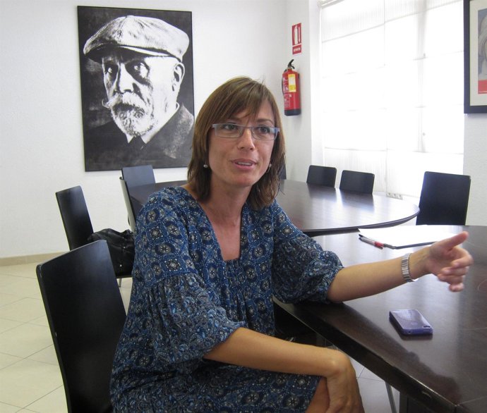 La Portavoz Del PSOE En El Ayuntamienento, María Gámez