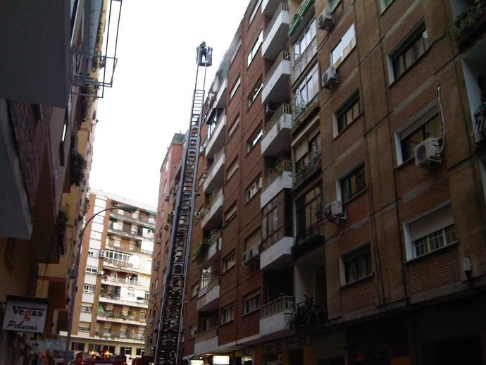 Actuación De Los Bomberos En Badajoz