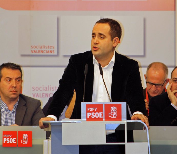 El Secretario General Del PSPV, Jorge Alarte, En El Comité Nacional Del Partido.