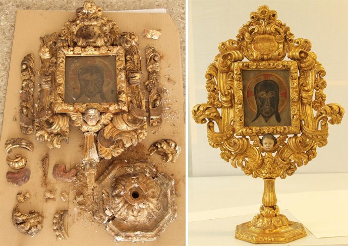 Ostensorio Del Siglo XVIII De La Iglesia De San Esteban De Valencia.