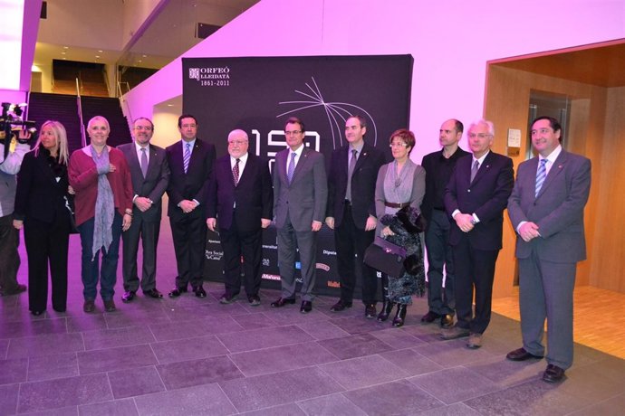 Visita De A.Mas Al Orfeó Lleidatà