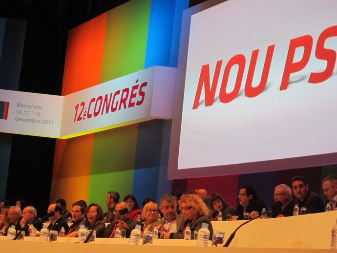 Ejecutiva saliente del PSC en su XII Congreso
