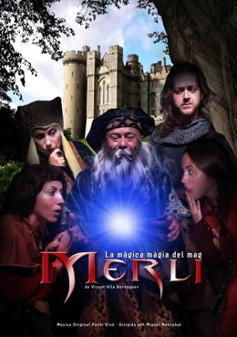 Cartel De 'La Màgia De Merlí' De Saga Producciones.