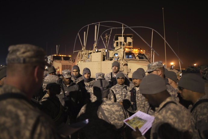 El Último Convoy Militar Estadounidense Ha Abandonado Irak