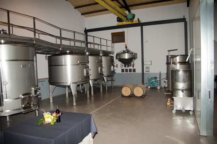 Puente Grúa De La Bodega Tinto Jaramiel