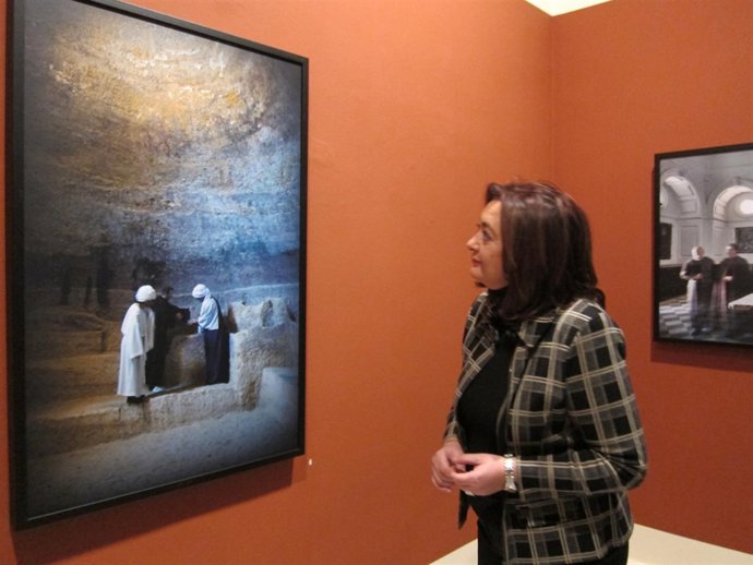 Consejera Mar Moreno En La Inuguración De Exposición Del Milenio