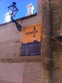 Cartel Del Festival, En Una De Las Iglesias
