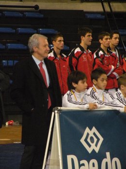 Del Río, En La Entrega De Premios Del 5º Campeonato De España De Taekwondo