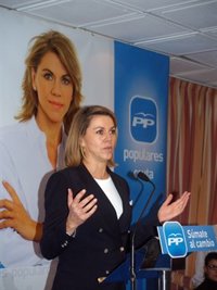 Cospedal: "Hay algunos diputados que preferiríamos que no estuvieran"