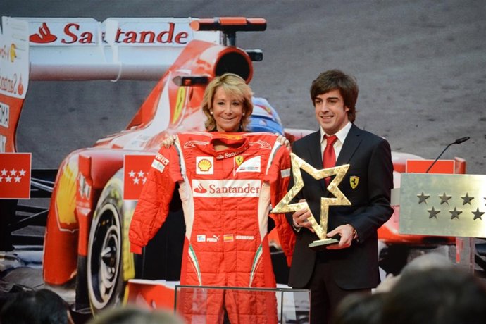 Esperanza Aguirre Y Fernando Alonso